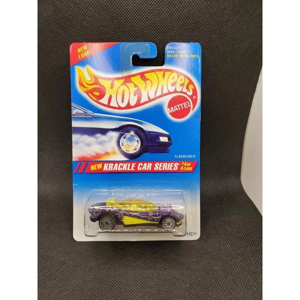 Vintage Hot Wheels 1994 - Flashfire - Krackle Car Series #4 of 4 Cars - NEW!!